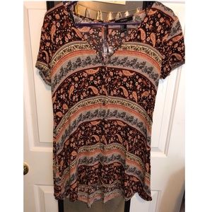 Multi print dress. Forever 21